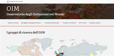 OIM - Osservatorio degli Italianismi nel Mondo